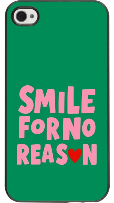 iPhone 4/4s Case Hülle - Smile for no reason 2026