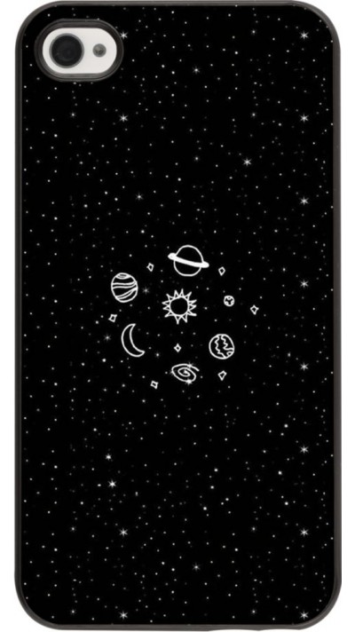 Coque iPhone 4/4s - Space Doodle