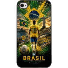 Coque iPhone 4/4s - Football Brésil splash 2026