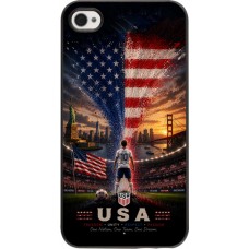 Coque iPhone 4/4s - Football États-Unis splash 2026