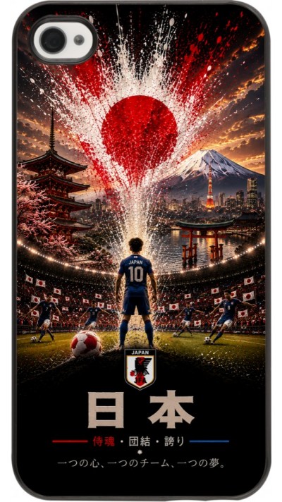 Coque iPhone 4/4s - Football Japon splash 2026