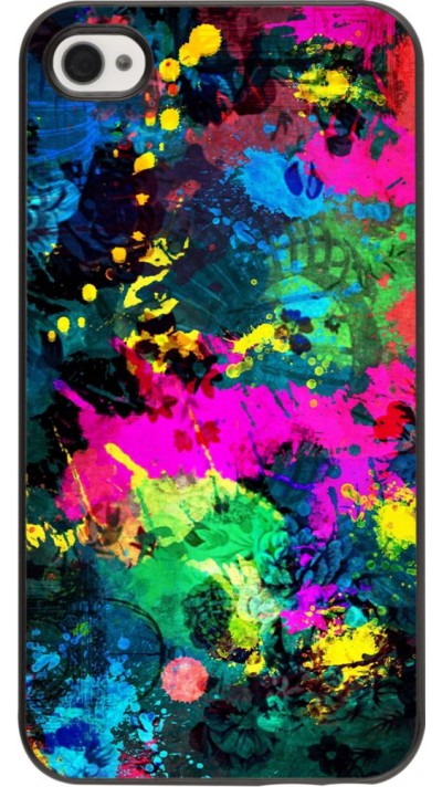 Coque iPhone 4/4s - splash paint