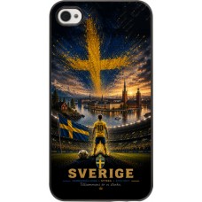 Coque iPhone 4/4s - Football Suède splash 2026