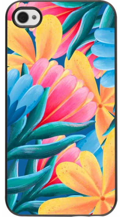 Coque iPhone 4/4s - Spring 23 colorful flowers