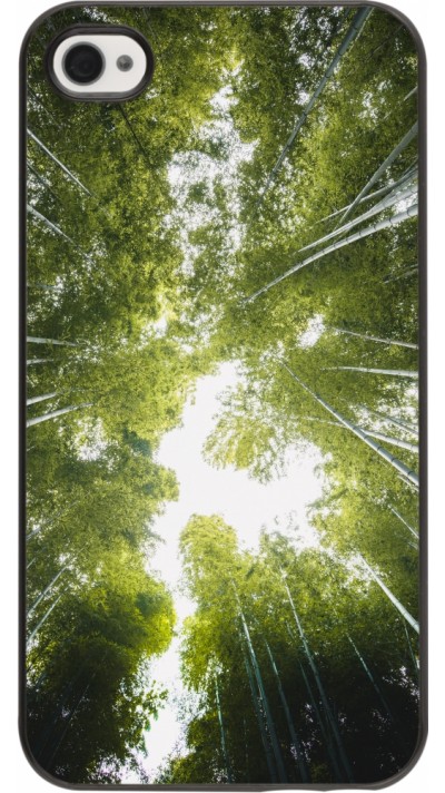Coque iPhone 4/4s - Spring 23 forest blue sky