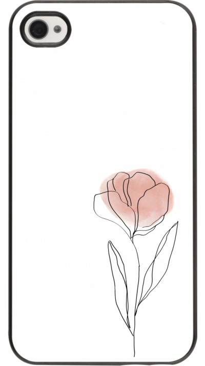 Coque iPhone 4/4s - Spring 23 minimalist flower