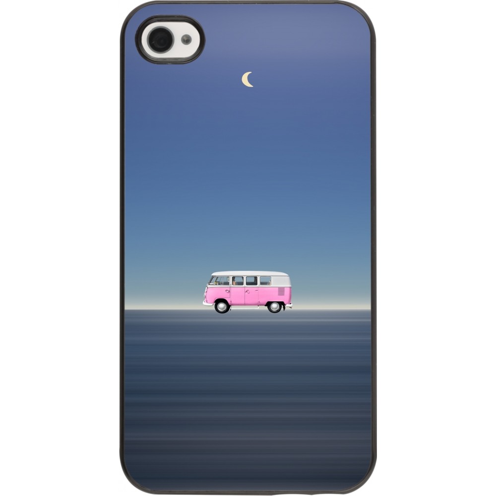 iPhone 4/4s Case Hülle - Spring 23 pink bus