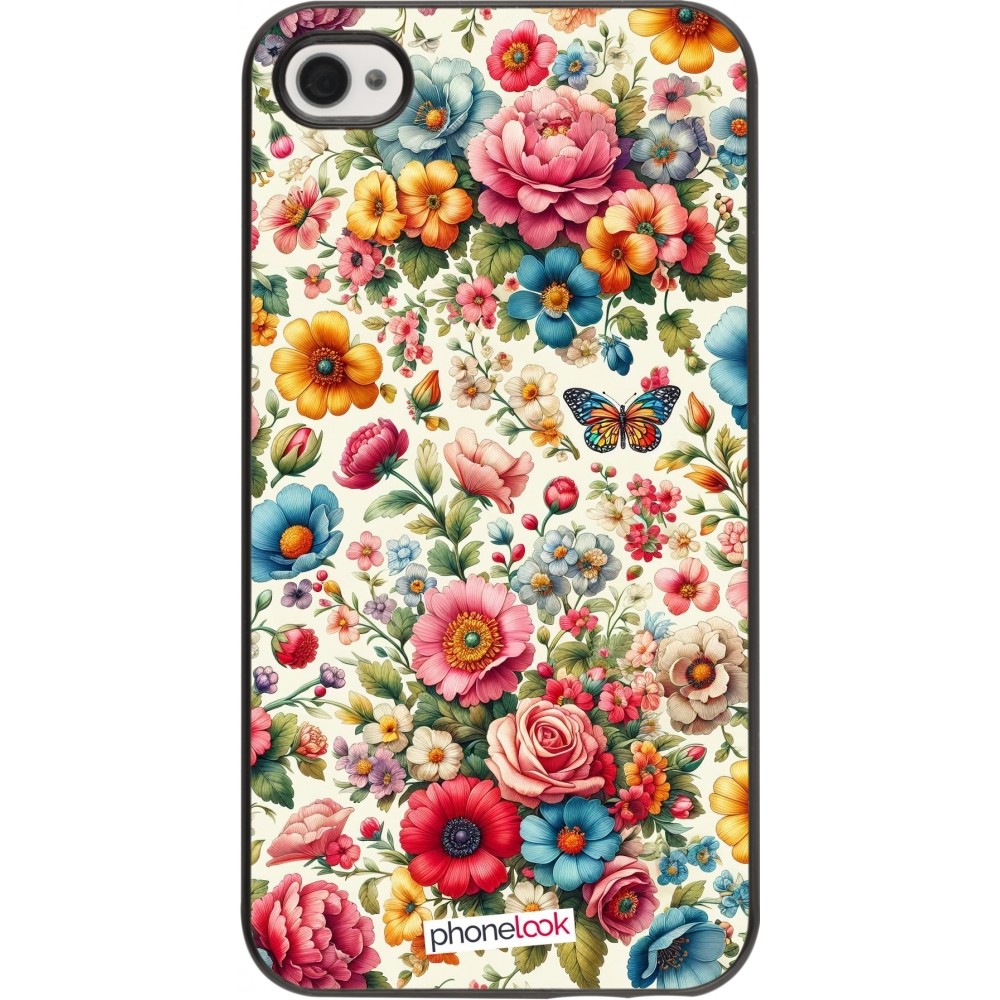 iPhone 4/4s Case Hülle - Spring 25 fruehling bluetend