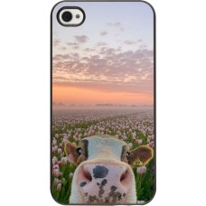 Coque iPhone 4/4s - Cow with tulips Spring 2026