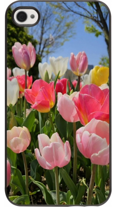 Coque iPhone 4/4s - Tulips Spring 2026