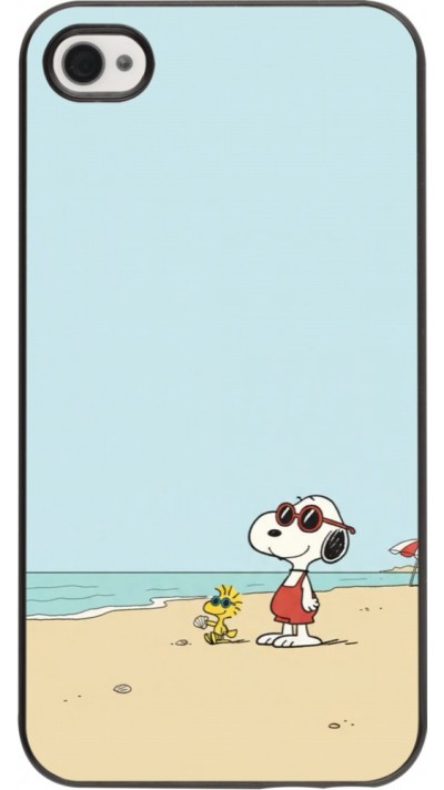 iPhone 4/4s Case Hülle - Snoopy on the beach Summer 2026