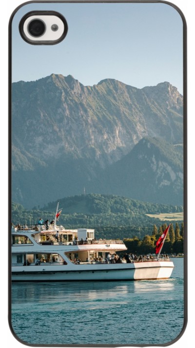 iPhone 4/4s Case Hülle -  Nationalfeiertag Schweiz Bateau Leman