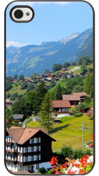 iPhone 4/4s Case Hülle -  Nationalfeiertag Schweiz Landschaft