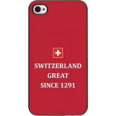 iPhone 4/4s Case Hülle - Switzerland Great Since 1291