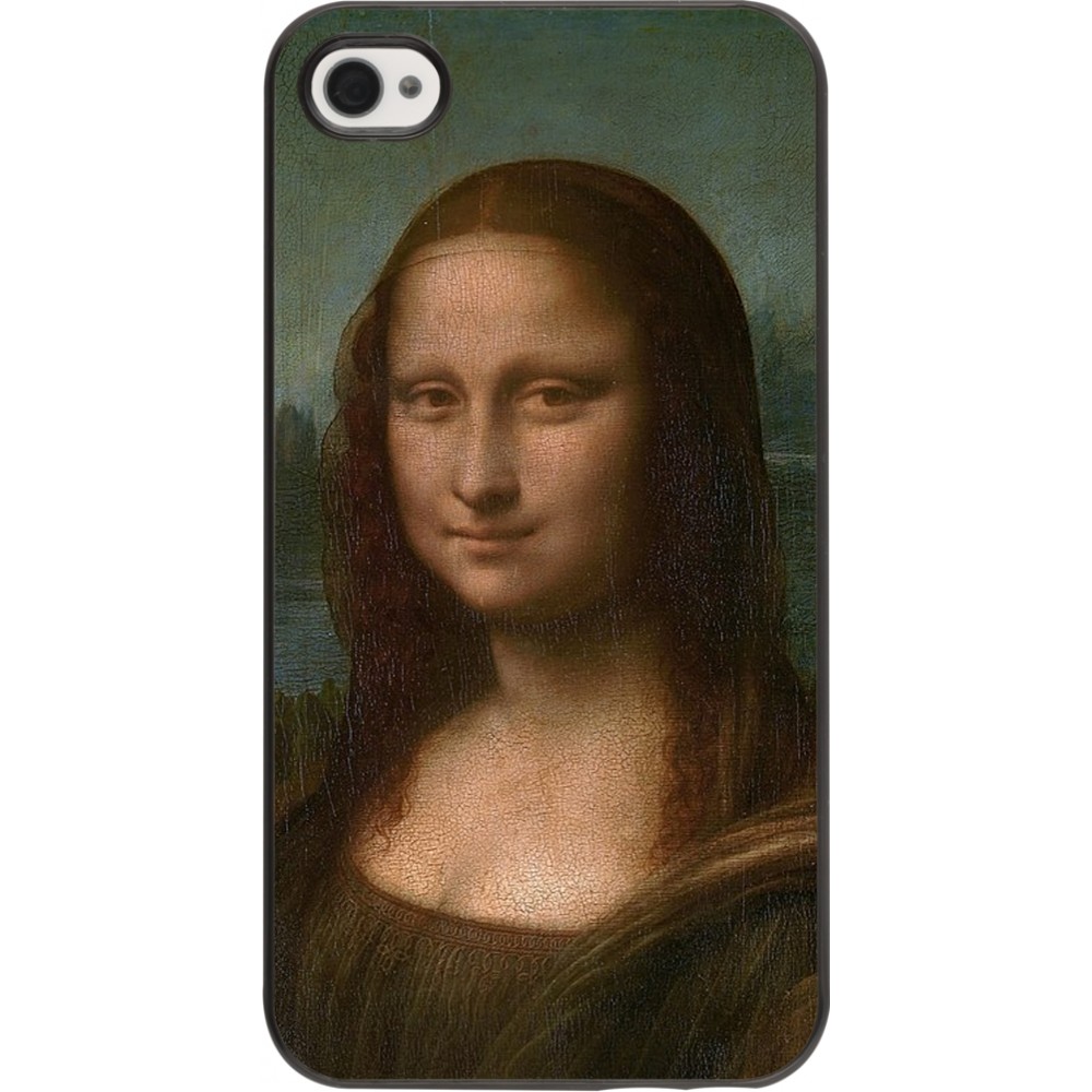 Coque iPhone 4/4s - Tableau art - La Joconde - Léonard de Vinci
