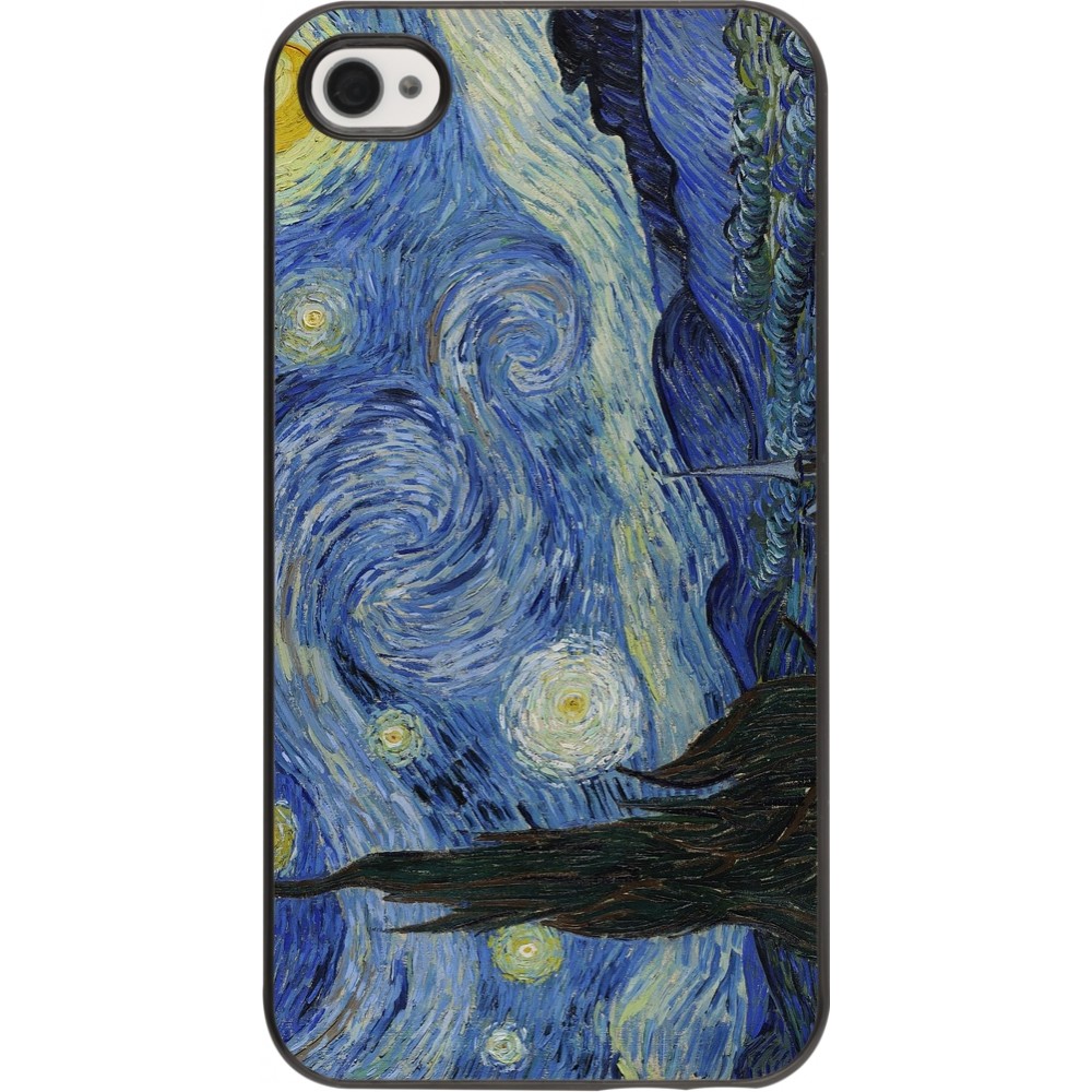 Coque iPhone 4/4s - Tableau art - La Nuit étoilée - Van Gogh