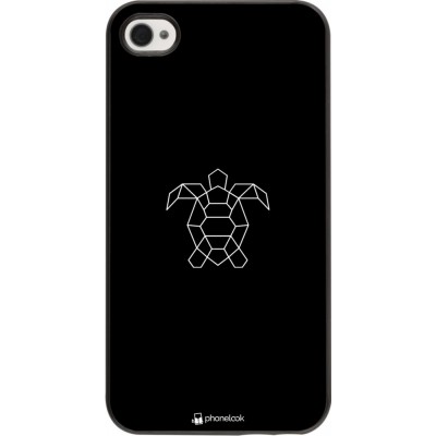 Coque iPhone 4/4s - Turtles lines on black