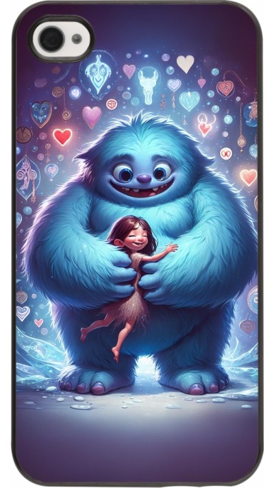 Coque iPhone 4/4s - Valentine 2024 Fluffy Love