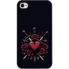 iPhone 4/4s Case Hülle - Valentine 2024 gothic love