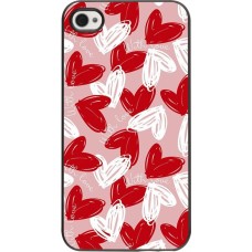 iPhone 4/4s Case Hülle - Valentine 2024 with love heart