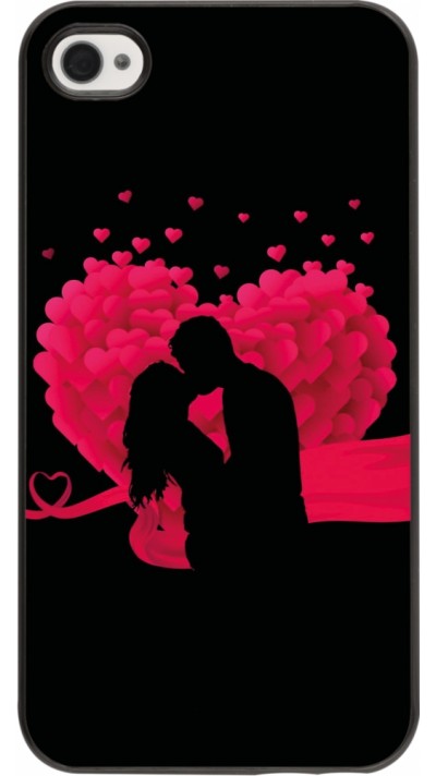 Coque iPhone 4/4s - Valentine 2023 passionate kiss