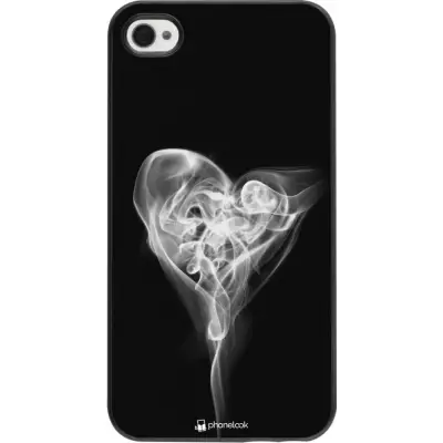 Hülle iPhone 4/4s - Valentine 2022 Black Smoke