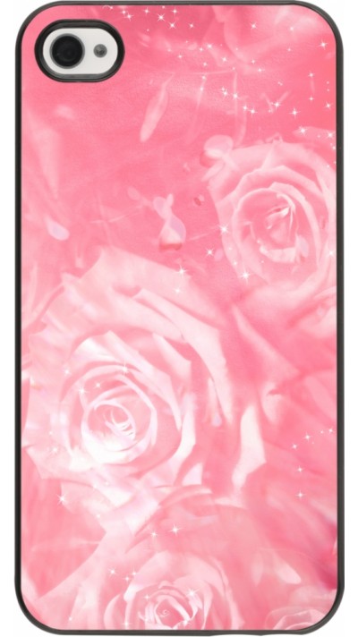 Coque iPhone 4/4s - Valentine 2023 bouquet de roses