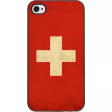 Hülle iPhone 4/4s - Vintage Flag SWISS