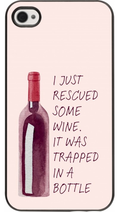 Coque iPhone 4/4s - I just rescued some wine