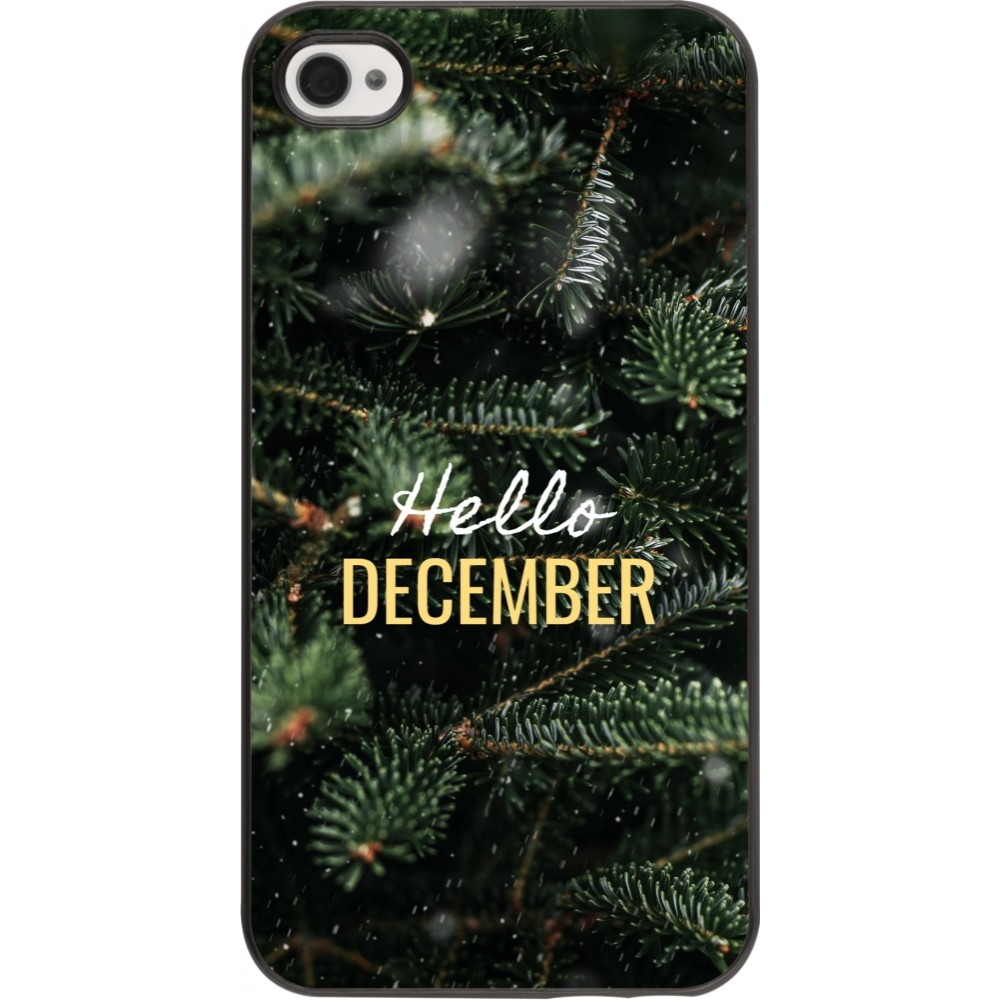 Coque iPhone 4/4s - Winter 25 Winter hello december