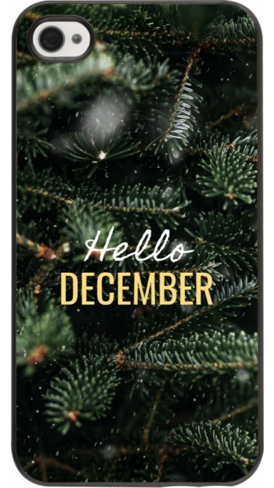 Coque iPhone 4/4s - Winter 25 Winter hello december
