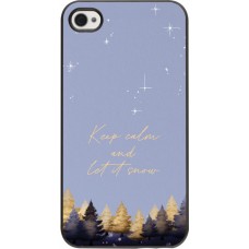 Coque iPhone 4/4s - Winter 25 Winter illustration of trees