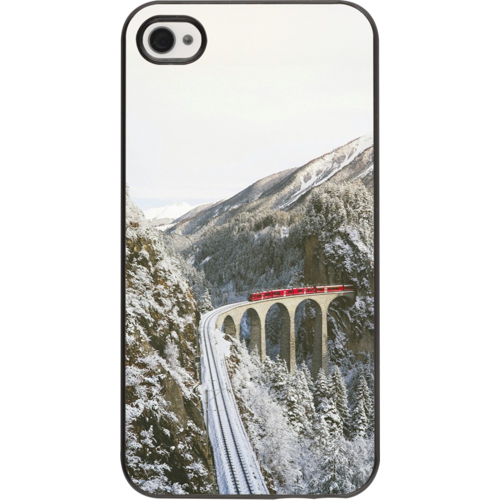 Coque iPhone 4/4s - Winter 25 Winter polar express