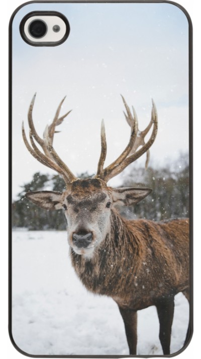 Coque iPhone 4/4s - Winter 25 Winter reindeer
