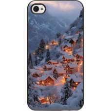 Coque iPhone 4/4s - Winter 25 Winter snowy village