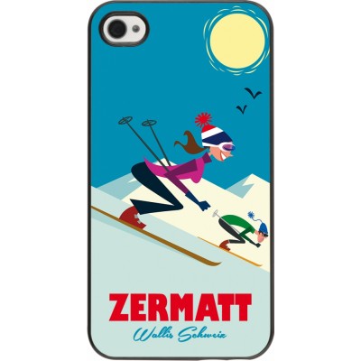 Coque iPhone 4/4s - Zermatt Ski Downhill