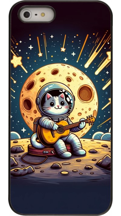 iPhone 5/5s / SE (2016) Case Hülle - AstroKatze RockMond