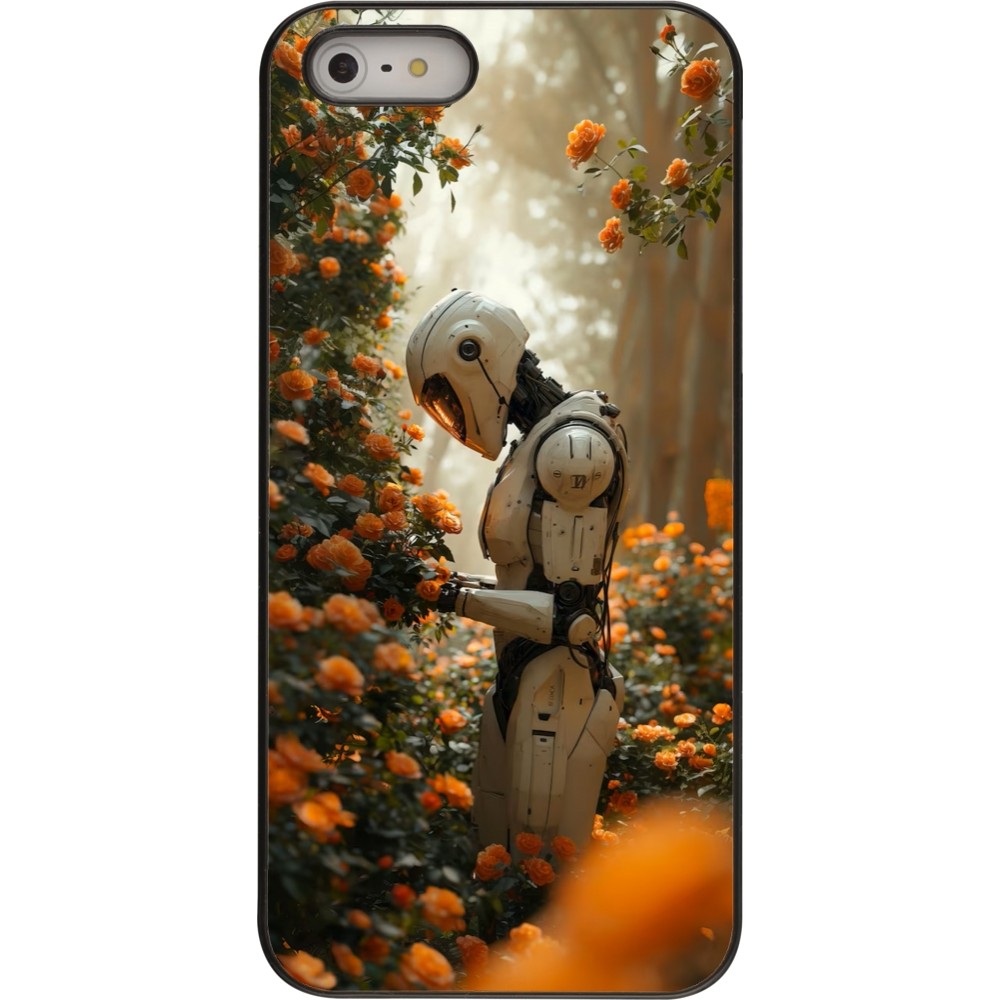 Coque iPhone 5/5s / SE (2016) - Astronaut flowers 2025