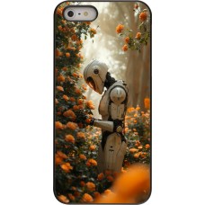 Coque iPhone 5/5s / SE (2016) - Astronaut flowers 2025