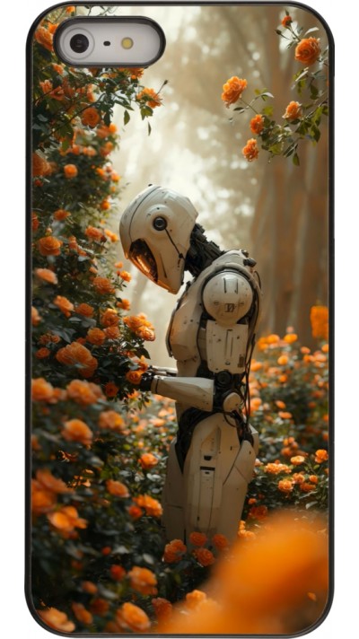 Coque iPhone 5/5s / SE (2016) - Astronaut flowers 2025