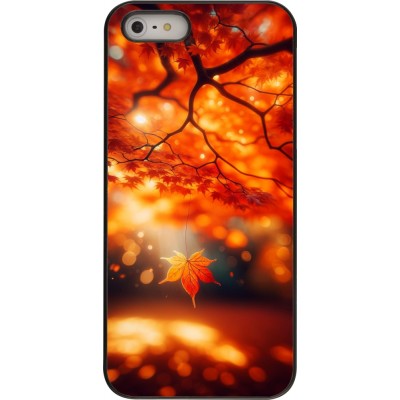 iPhone 5/5s / SE (2016) Case Hülle - Herbst Magisch Orange