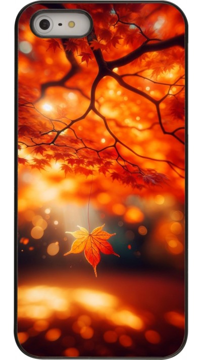 Coque iPhone 5/5s / SE (2016) - Automne Magique Orange