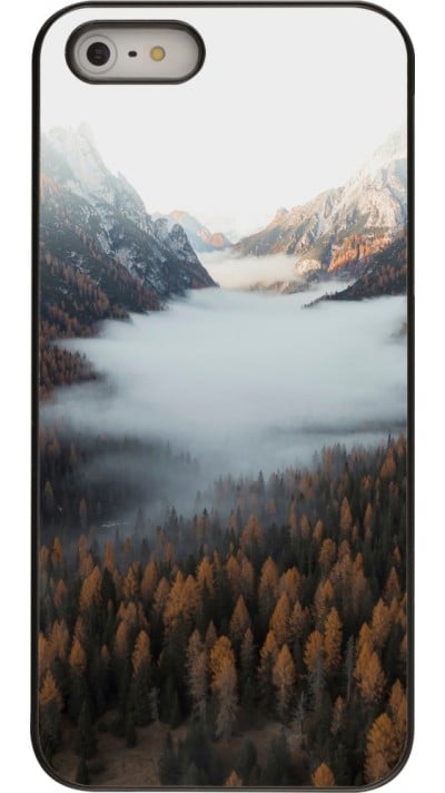 iPhone 5/5s / SE (2016) Case Hülle - Autumn 22 forest lanscape