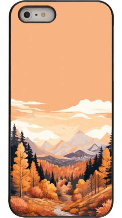 iPhone 5/5s / SE (2016) Case Hülle - Autumn 25 Mountains