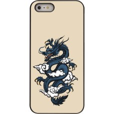 iPhone 5/5s / SE (2016) Case Hülle - Blue Dragon Tattoo