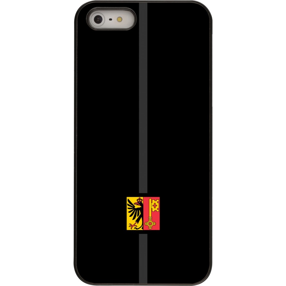 Coque iPhone 5/5s / SE (2016) - Canton GE noir