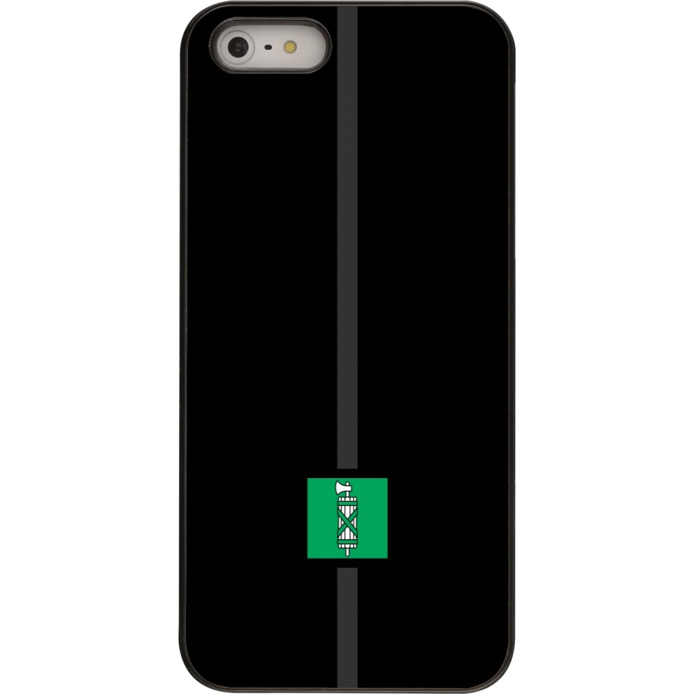 Coque iPhone 5/5s / SE (2016) - Canton SG noir