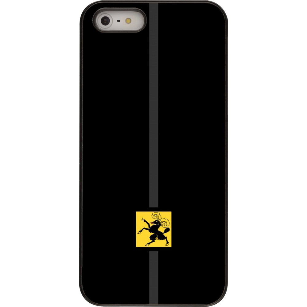 Coque iPhone 5/5s / SE (2016) - Canton SH noir