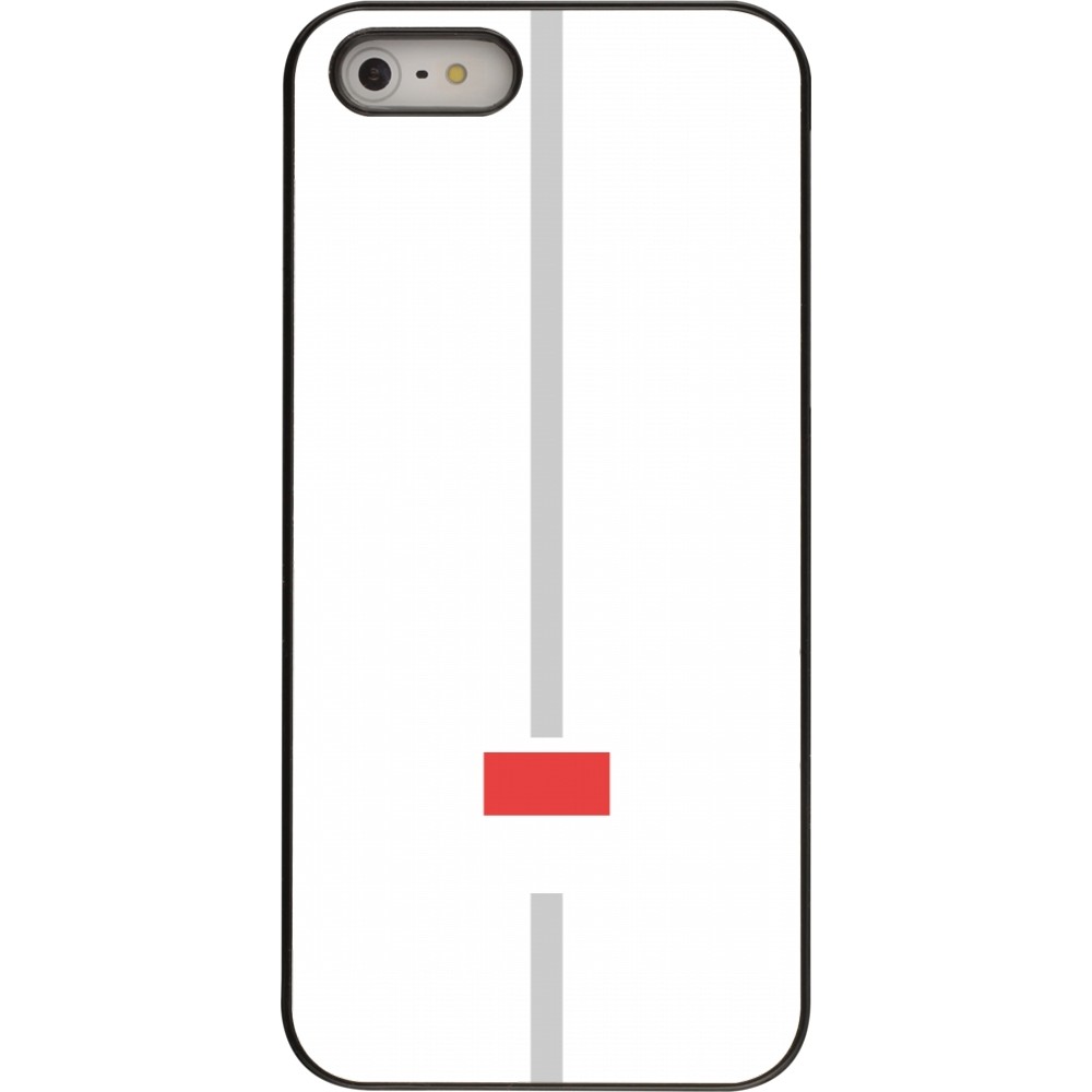 Coque iPhone 5/5s / SE (2016) - Canton SO blanc