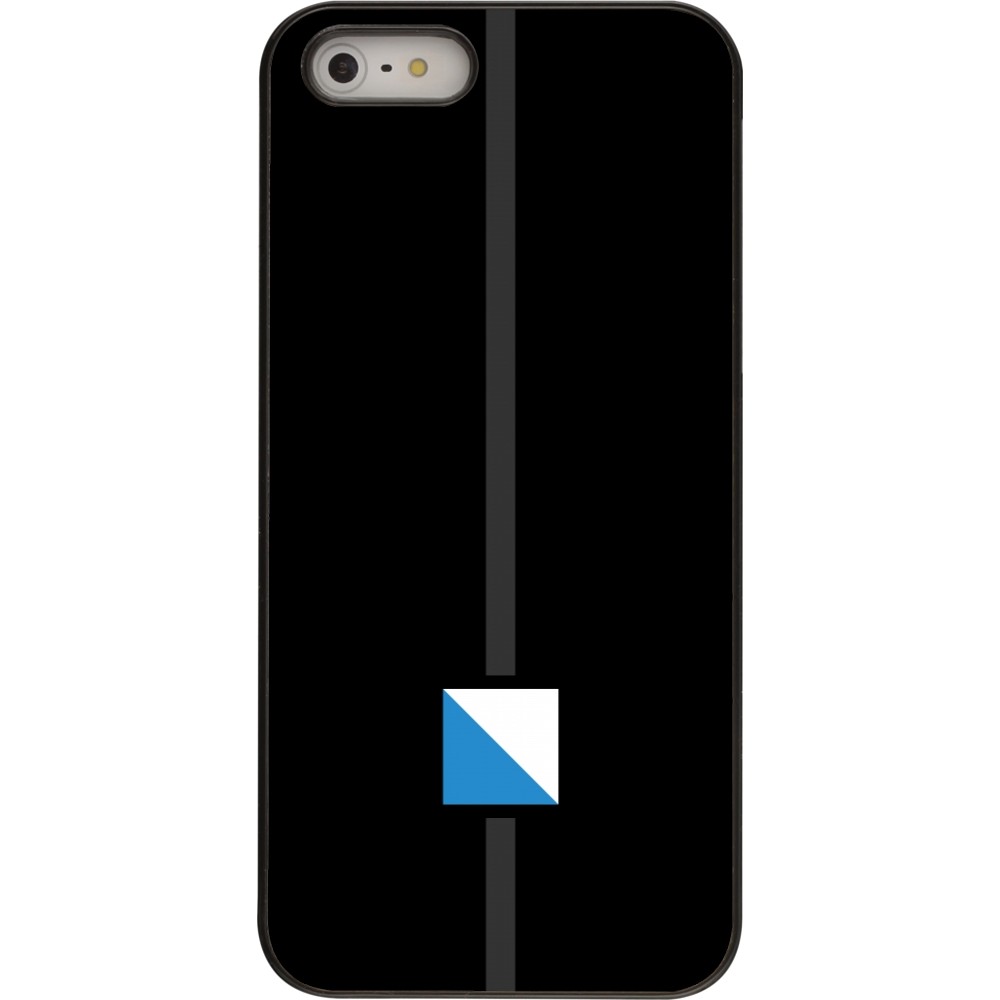 Coque iPhone 5/5s / SE (2016) - Canton ZH noir